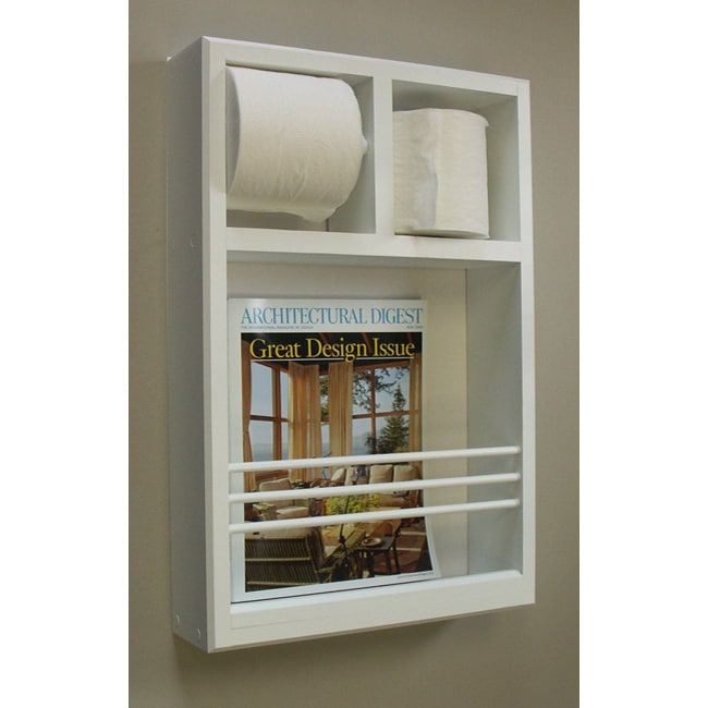 Shop Wall-mounted Magazine Rack/ Toilet Paper Holder ...