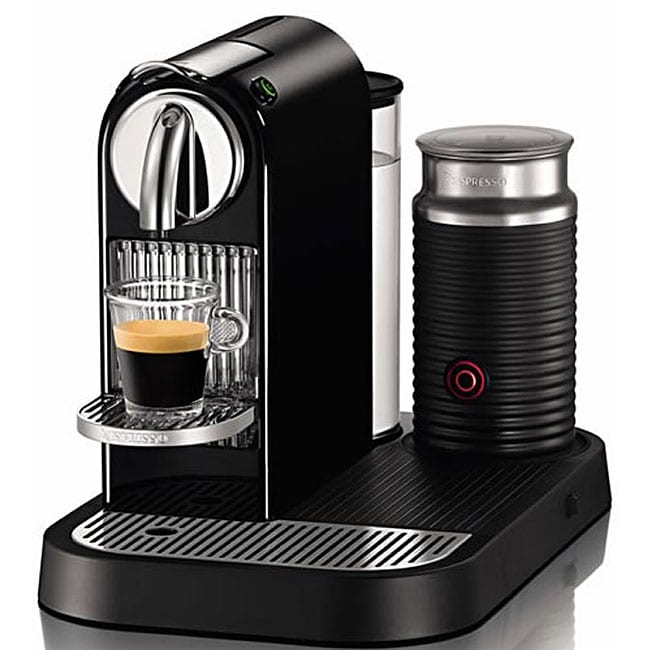 Scheiding Catena meerderheid Nespresso Citiz D120BK Black Espresso Maker and Milk Frother - Overstock -  4279329