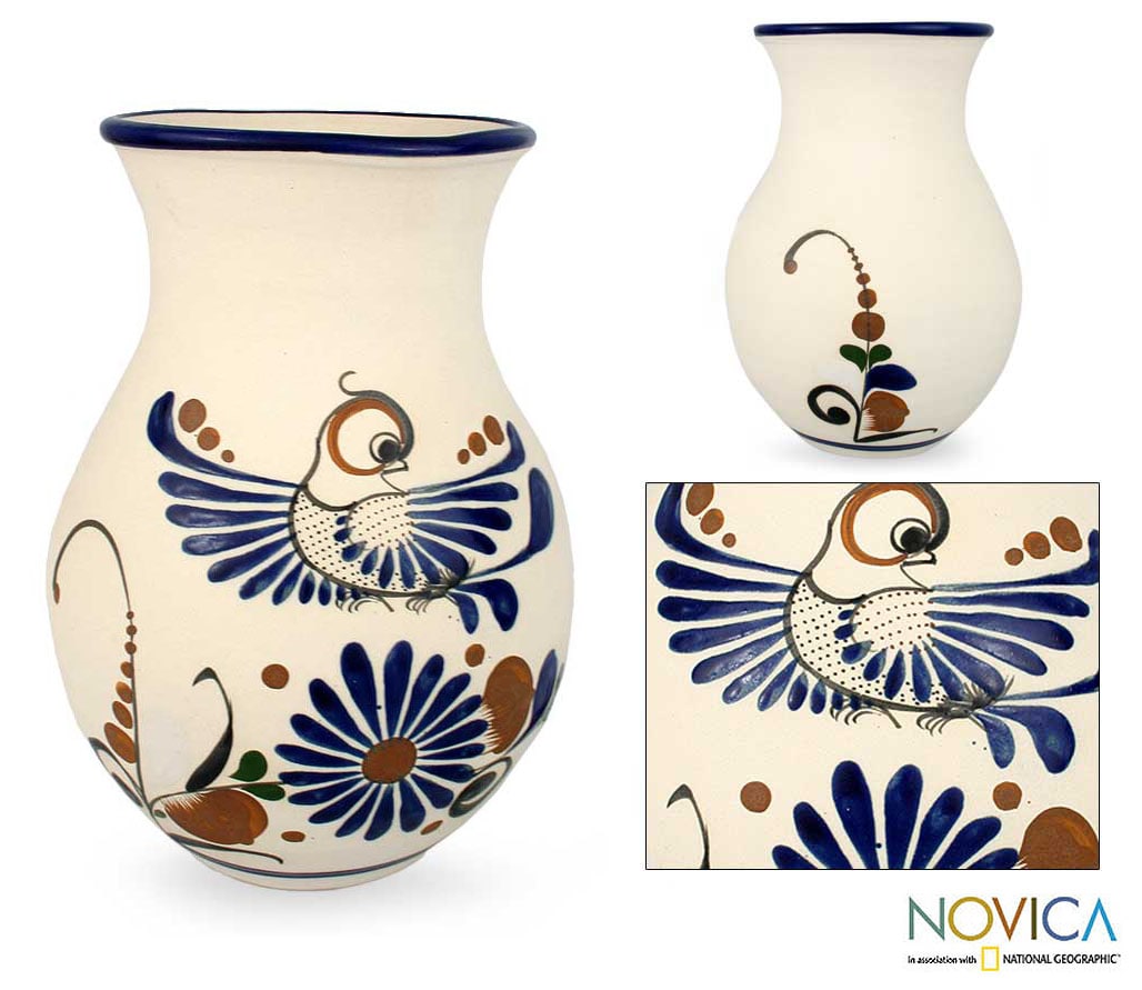 Ceramic Spring Empire Vase (Mexico) Price $25.49