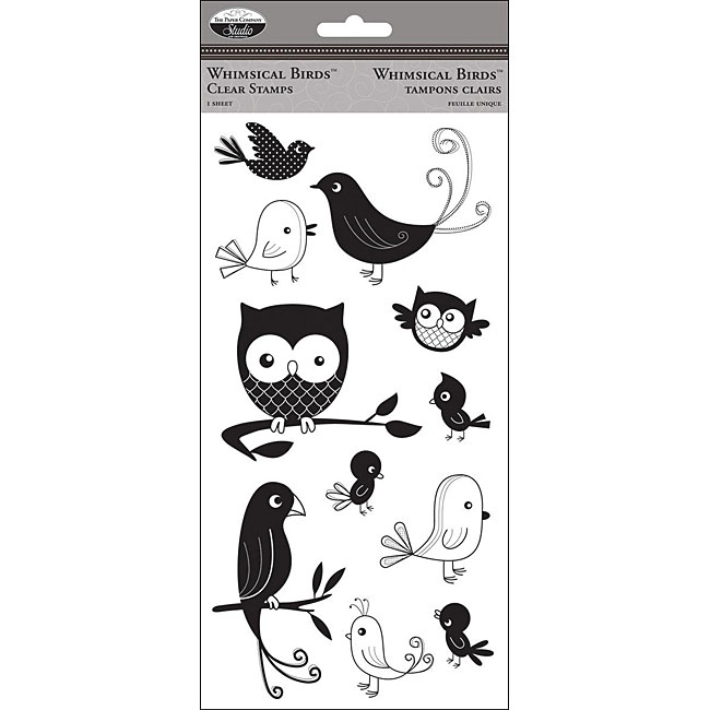 Whimsical Birds Clear Stamps (4 in. x 8 in.)  