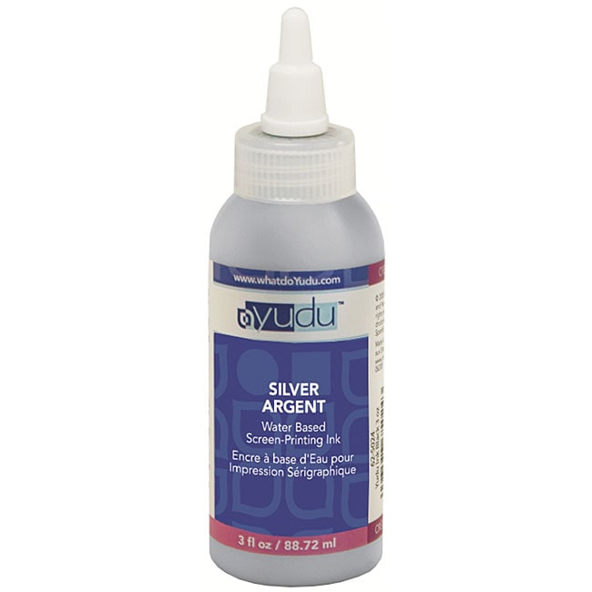 Yudu 3 ounce Silver Ink Pad  