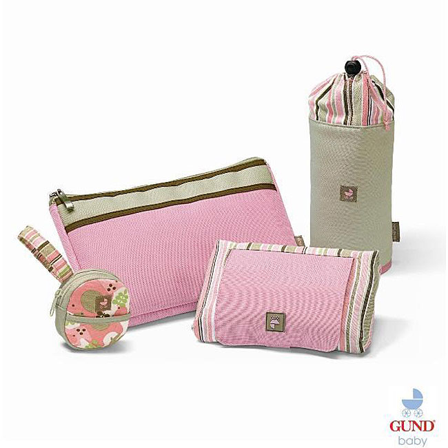 Gund Baby Pink Diapering Gift Set  