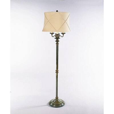 Candelabra Sage Bronze Finish Floor Lamp