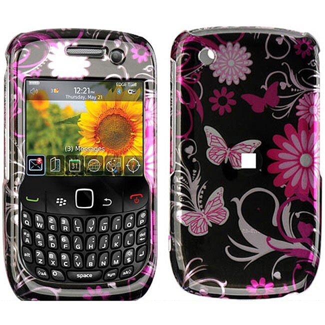 Blackberry Curve 8520 Butterfly Protector Case  