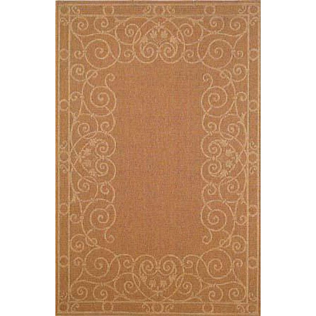 Portobello Ivory Wrought Iron Rug (4' x 9') Runner Rugs