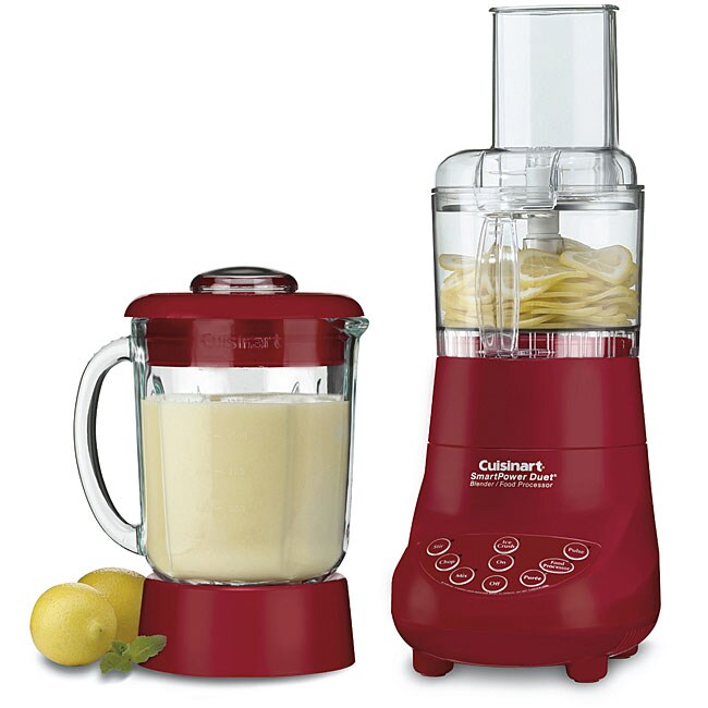 Cuisinart Red Blender/ Food Processor Duo (Refurbished) - 12270620 ...