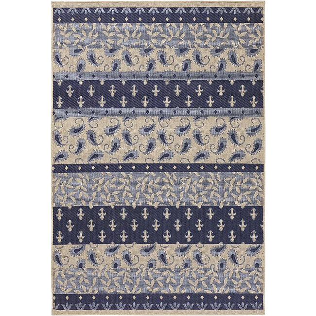 Mandara Mandara Striped Indoor/ Outdoor Rug (7'9 Mandara 7x9   10x14 Rugs