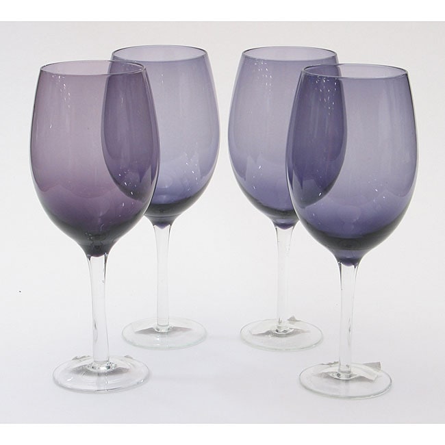 Shop Certified International Plum 20 Oz White Wine Glasses Set Of 8