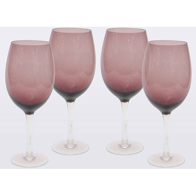 Certified International Amethyst 20-oz White Wine Glasses (Set of 8)