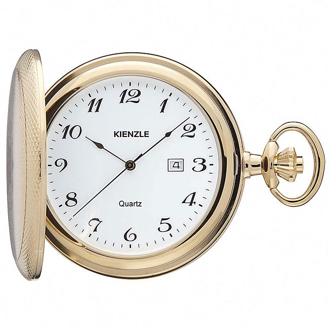 Kienzle Germany Savonette Goldplated Quartz Pocket Watch - Free ...