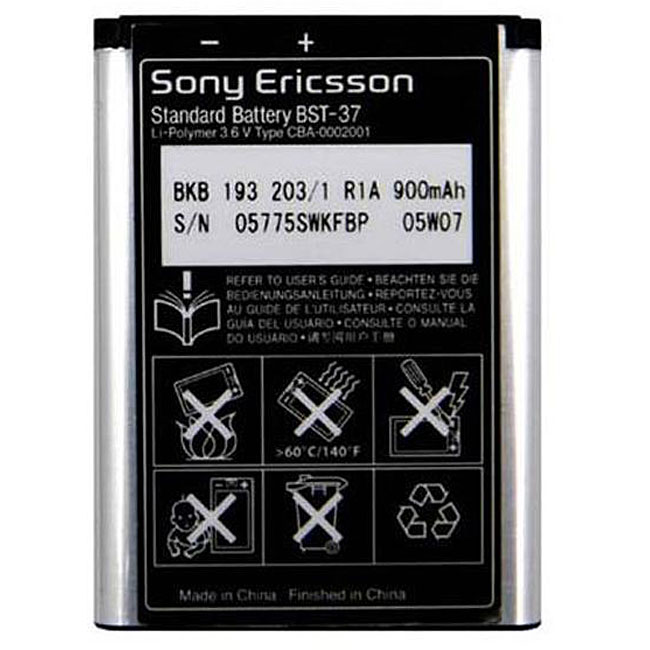 Sony Ericsson BST 37 Cell Phone Battery  