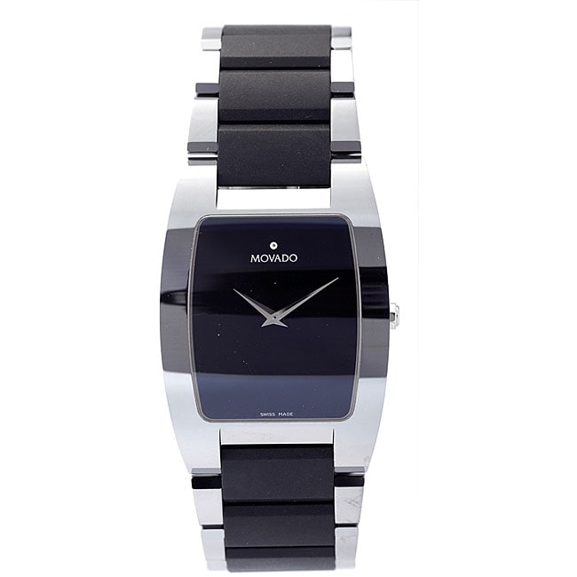 Movado Mens Fiero Tungsten Carbide Watch  