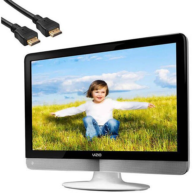 VIZIO VX240M 24inch 1080p LCD HDTV with HDMI Cable (Refurbished