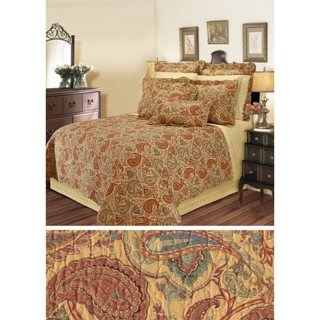 Persian Paisley Quilt Set  