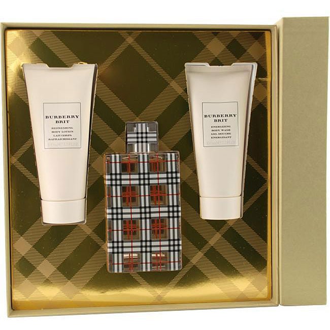 Burberry Burberry Brit Womens 3 piece Fragrance Set  