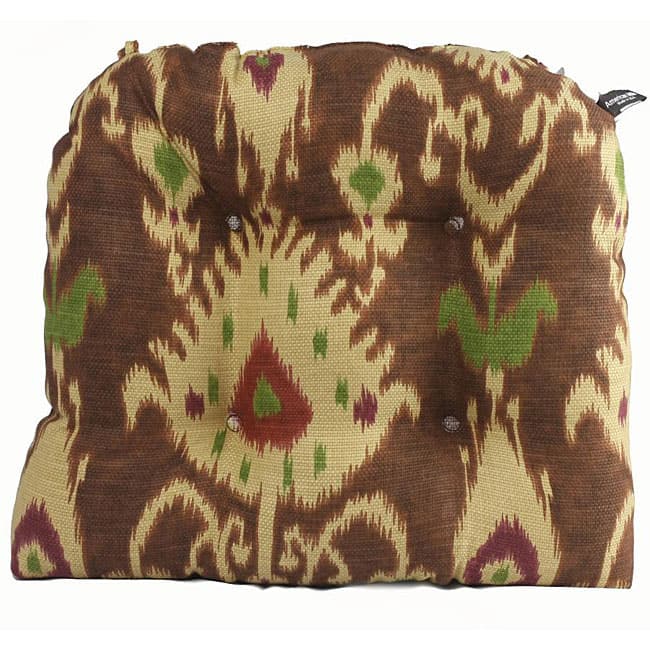 Laura Aztec Kitchen and Dining Chair Pads (Set of 2)