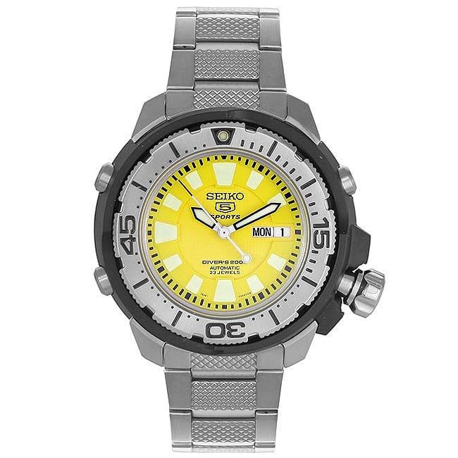 seiko yellow dial chronograph