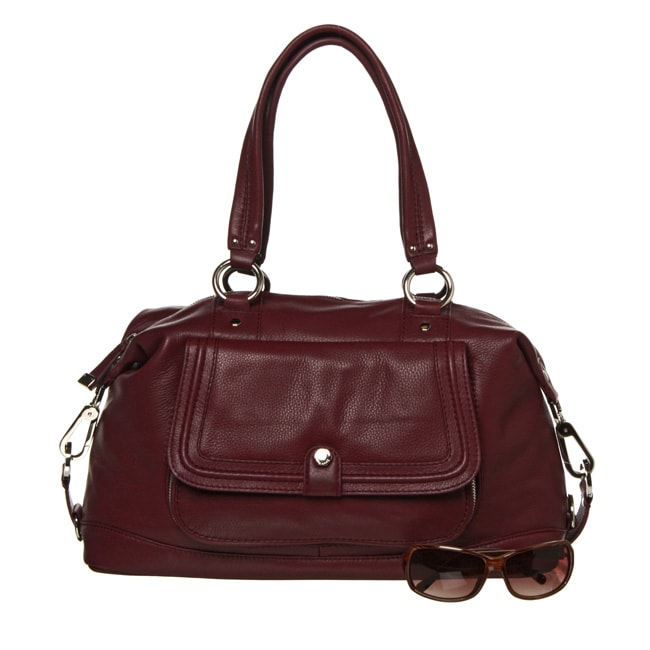 Calvin Klein Biker Leather Satchel