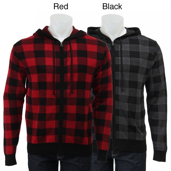 Retrofit Mens Buffalo Plaid Hoodie  