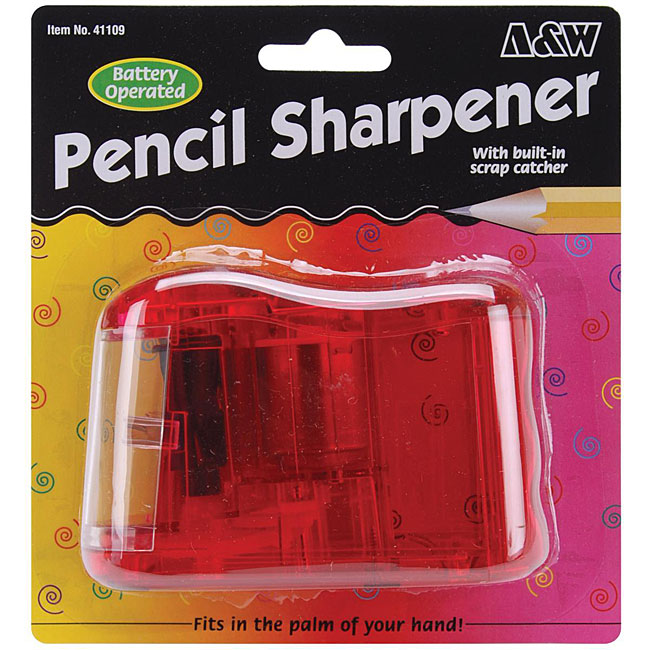 battery operated pencil sharpener for colored pencils