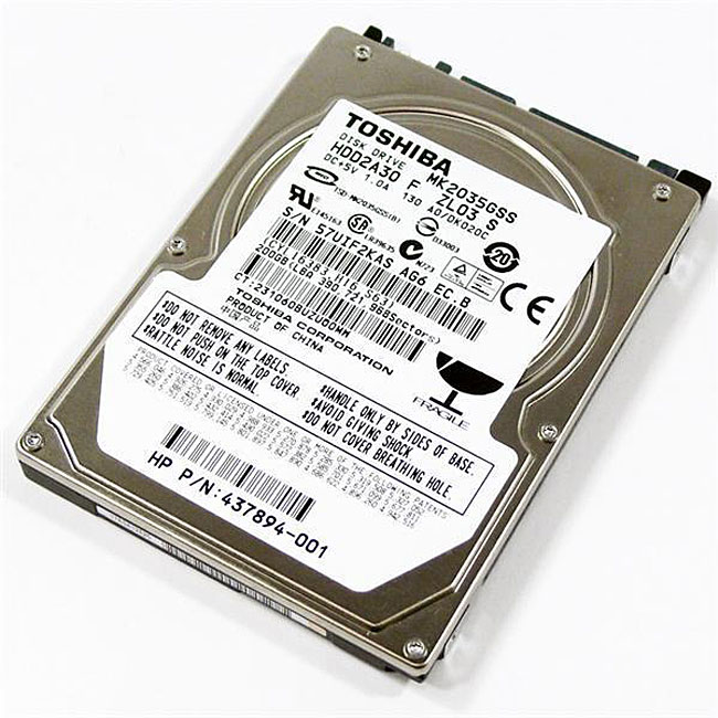 Toshiba MK2035GSS 200GB Hard Drive (Refurbished)  