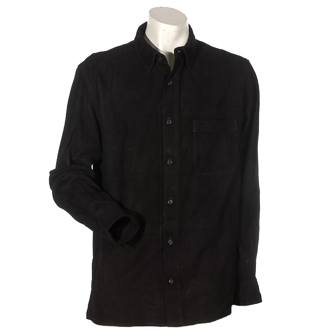 Ralph Lauren Young Mens Suede Shirt Jacket