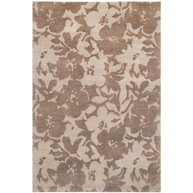 Hand knotted Maputo Wool Rug (56 X 86)