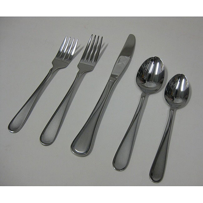 Oneida Satin Flight 48 piece Stainless Steel Flatware  