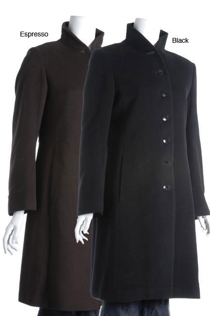 LL Collezioni by Larry Levine Cashmere/ Wool Luxury Coat   