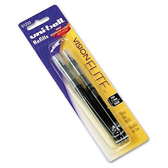 Uni Ball Vision Elite Rollerball Pen Refills (Pack of 12)   