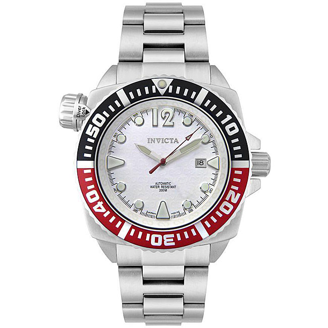 Invicta Mens Signature White Dial Automatic Watch