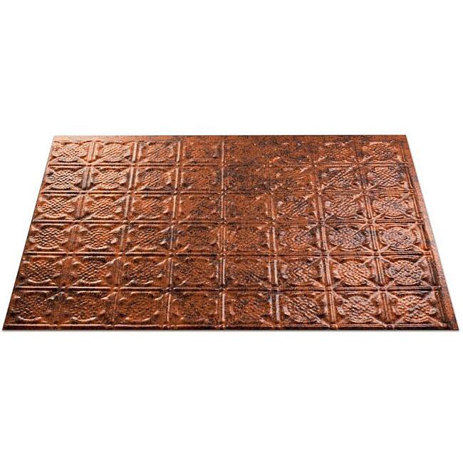 Fasade Moonstone Copper Backsplash Panels (Set of 4)