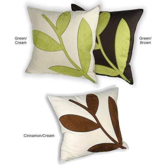 Stem 19-inch Decorative Throw Pillow