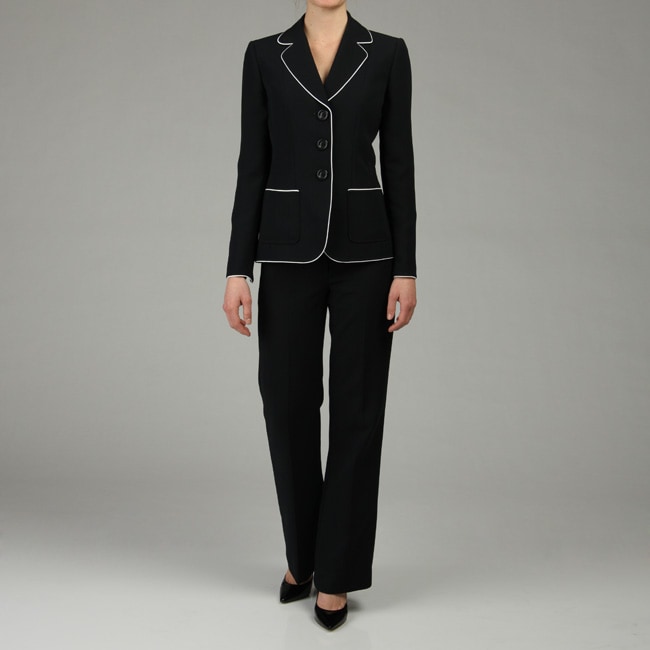 Tahari ASL Women's Navy Pant Suit - Free Shipping Today - Overstock.com ...