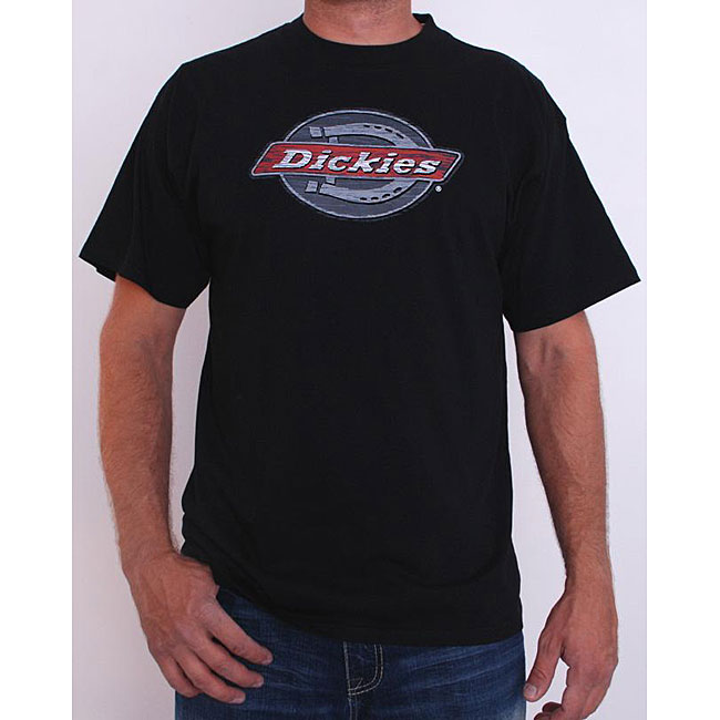 Dickies Wood Shed Mens Crewneck Black T shirt  