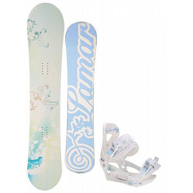 Lamar Fascination Womens 149 cm Snowboard with Lamar Bindings 