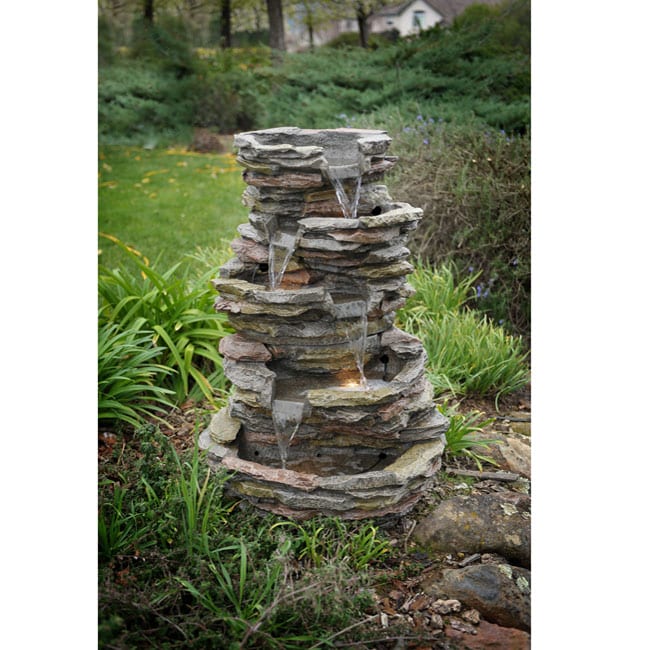 Edgecliff 34.5 inch Stone Design Fountain