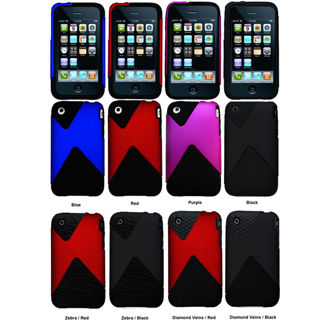 Rubberized Dual Protector Case for iPhone 3G/3GS  