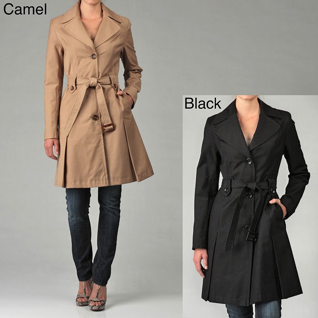 DKNY Women's Belted Rain/ Trench Coat - Free Shipping Today - Overstock ...