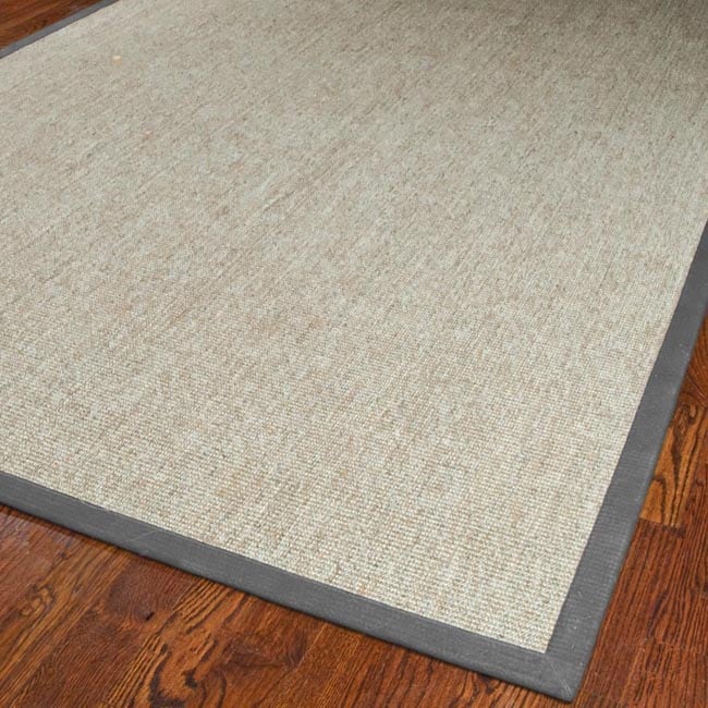 Hand woven Serenity Marble/ Grey Sisal Rug (3 x 5) Compare 