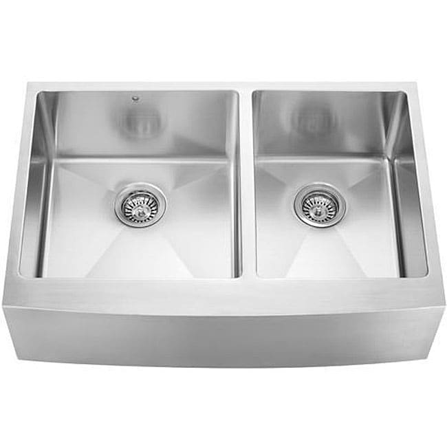   Stainless Steel Farmhouse style Double Kitchen Sink  