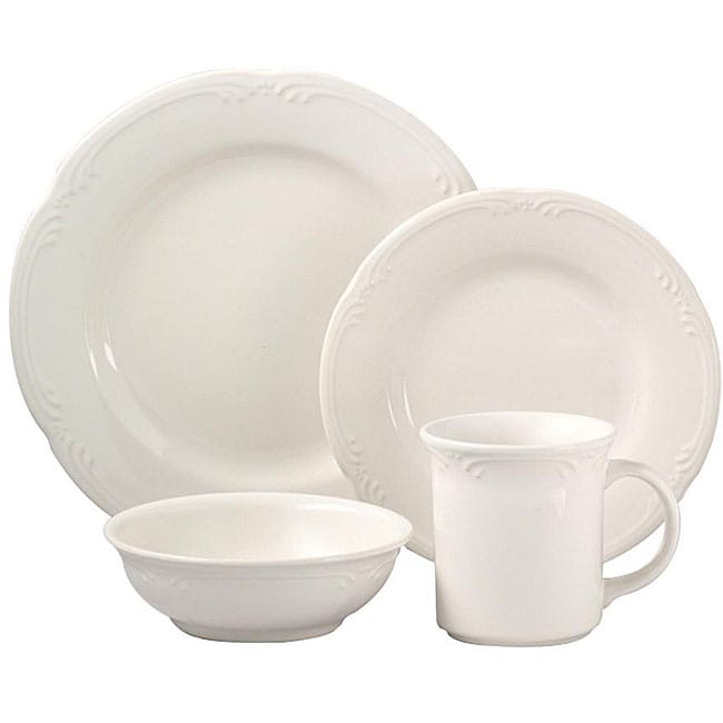 Pfaltzgraff Filigree 48 piece Dinnerware Set (Service for 12 