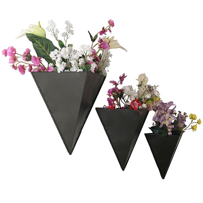 Pyramid Wall Planters (Set of 3)  