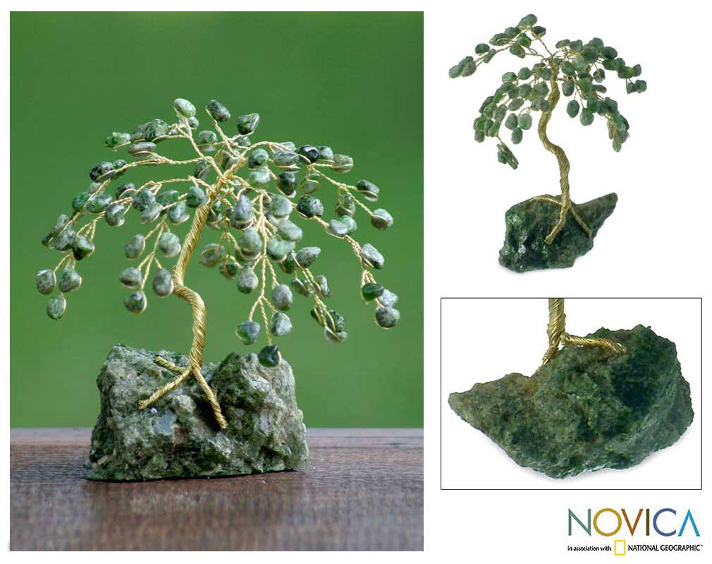 'Olive Branch of Peace' Gemstone Tree (Brazil)