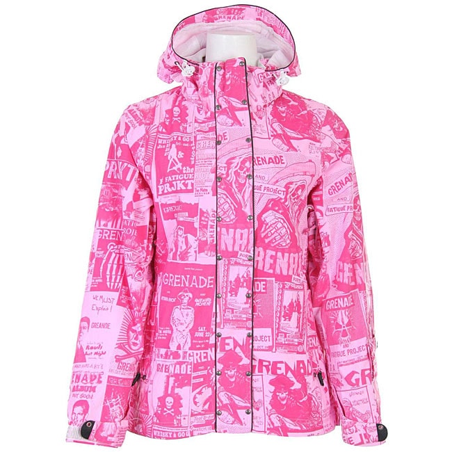 Grenade Sadie Womens Small Pink Snowboard Jacket  