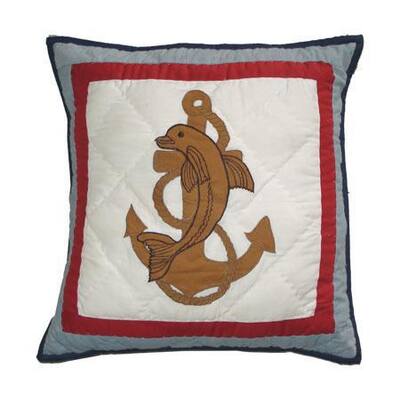 Ships Ahoy 16-inch Throw Pillows (Set of 2)