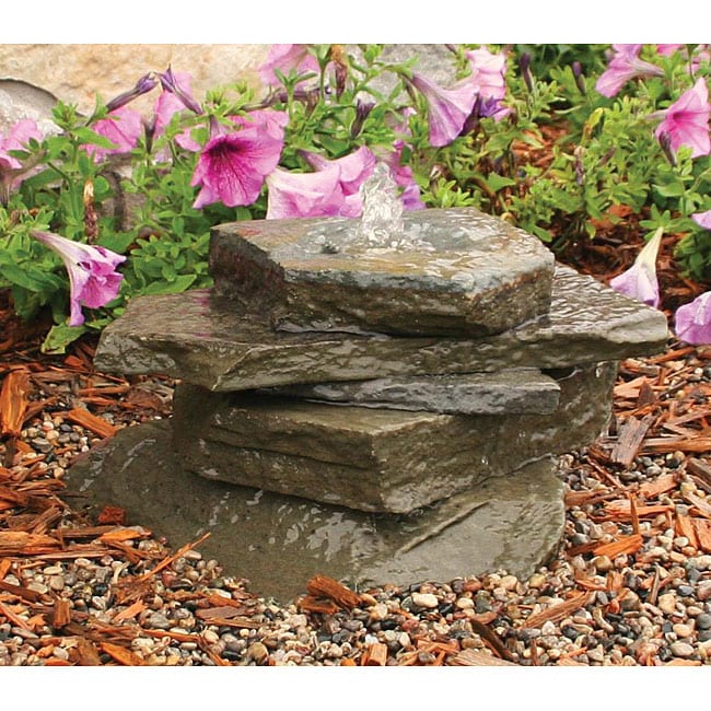   Rock New York Bluestone Flag Stack (NYBF) Fountain Kit  