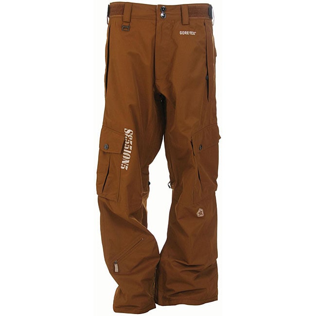 Sessions Rocket Mens Sergeant Brown Snowboard Pants