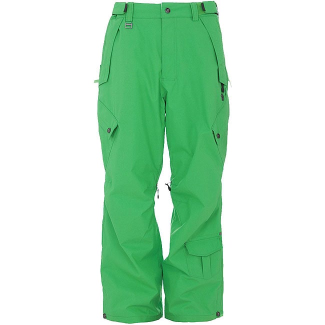 Sessions Mens Achilles Krypto Green Snowboard Pants  