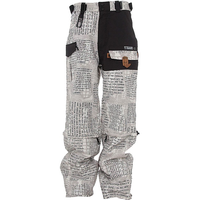 Grenade Mens Stryker White Snowboard Pants  